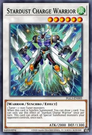 Stardust Charge Warrior - (Maximum Gold) - (MAGO-EN029) - (Premium Gold Rare)