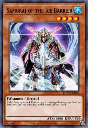 Samurai of the Ice Barrier - (Battle Pack 2 War of the Giants) - (BP02-EN088) - (Mosaic Rare)