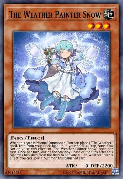 The Weather Painter Snow - (Spirit Warriors) - (SPWA-EN029) - (Secret Rare)