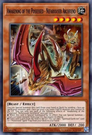 Awakening of the Possessed - Nefariouser Archfiend - (Structure Spirit Charmers) - (SDCH-EN005) - (Ultra Rare)