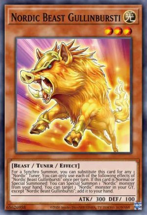 Nordic Beast Gullinbursti - (Battle of Chaos) - (BACH-EN011) - (Super Rare)