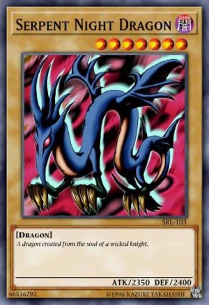 Serpent Night Dragon - (Spell Ruler) - (SRL-EN103) - (Secret Rare)