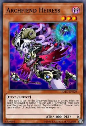 Archfiend Heiress - (Judgment of the Light) - (JOTL-EN029) - (Rare)