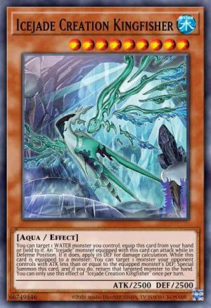 Icejade Creation Kingfisher - (Battle of Chaos) - (BACH-EN008) - (Super Rare)