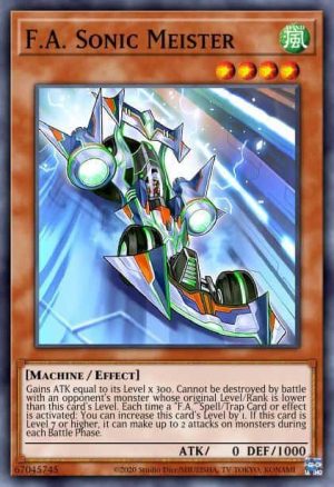 F.A. Sonic Meister - (2018 Mega-Tin Mega Pack) - (MP18-EN091) - (Common)