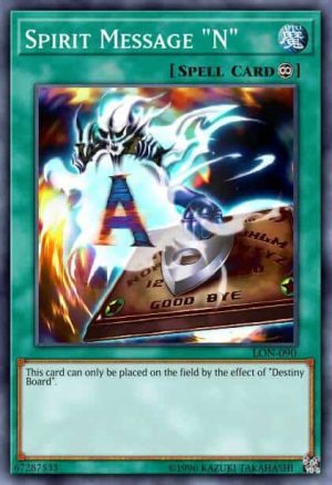 Spirit Message "N" - (Legendary Duelists Season 3) - (LDS3-EN013) - (Common)
