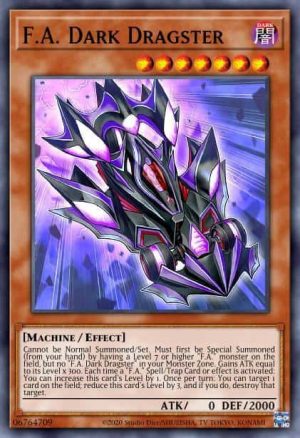 F.A. Dark Dragster - (2019 Gold Sarcophagus Tin Mega Pack) - (MP19-EN060) - (Common)