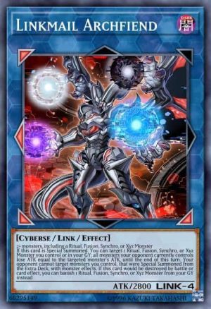 Linkmail Archfiend - (2020 Tin of Lost Memories Mega Pack) - (MP20-EN125) - (Rare)