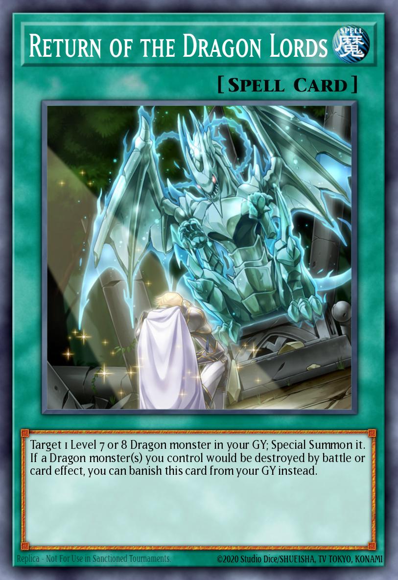 Return of the Dragon Lords - (Super Rare)- (Quarter Century Bonanza) - (RA03-EN060)