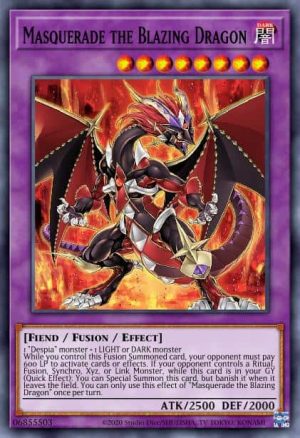 Masquerade the Blazing Dragon - (Burst of Destiny) - (BODE-EN038) - (Ultra Rare)
