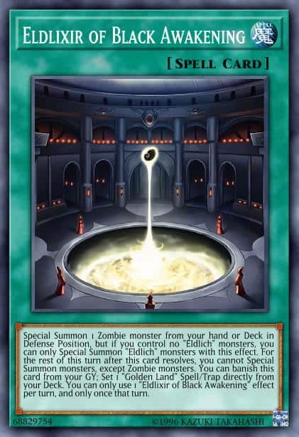 Eldlixir of Black Awakening - (Maximum Gold El Dorado) - (MGED-EN049) - (Premium Gold Rare)
