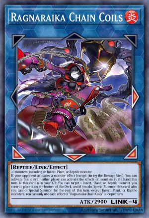 Ragnaraika Chain Coils - (Legacy of Destruction) - (LEDE-EN049) - (Super Rare)