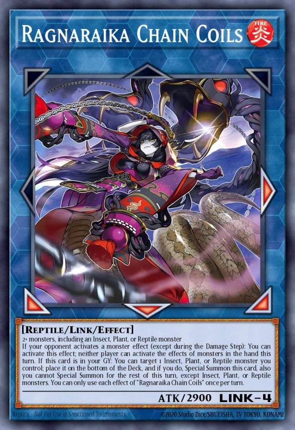 Ragnaraika Chain Coils - (Legacy of Destruction) - (LEDE-EN049) - (Super Rare)
