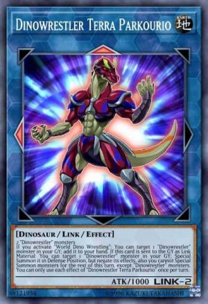 Dinowrestler Terra Parkourio - (Dark Neostorm) - (DANE-EN042) - (Common)