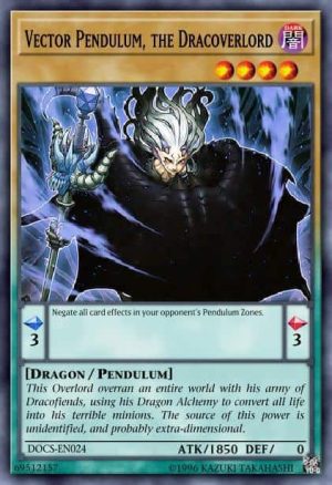 Vector Pendulum, the Dracoverlord - (Premium Gold Infinite Gold) - (PGL3-EN041) - (Gold Rare)