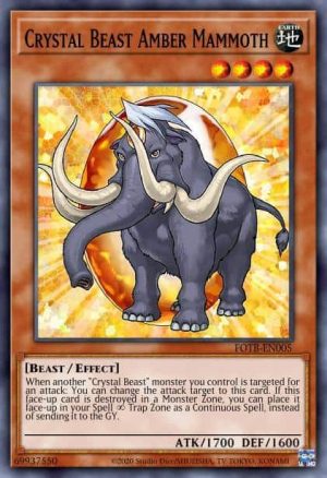 Crystal Beast Amber Mammoth - (LC 2 The Duel Academy Years Mega Pack) - (LCGX-EN159) - (Common)