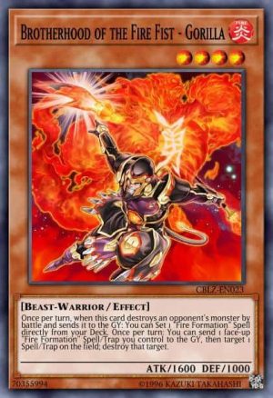 Brotherhood of the Fire Fist - Gorilla - (2014 Mega-Tins) - (CT11-EN003) - (Super Rare)