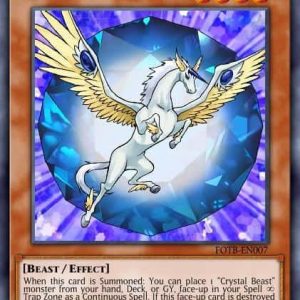 Crystal Beast Sapphire Pegasus - (LC 2 The Duel Academy Years Mega Pack) - (LCGX-EN161) - (Super Rare)