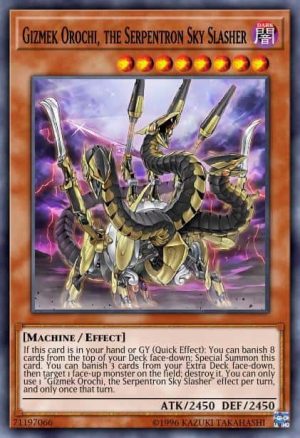 Gizmek Orochi, the Serpentron Sky Slasher - (2020 Tin of Lost Memories Mega Pack) - (MP20-EN114) - (Ultra Rare)