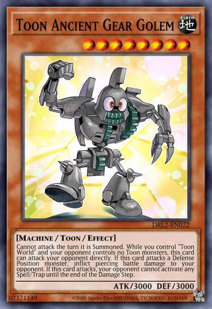 Toon Ancient Gear Golem - (Legendary Duelists Season 1) - (LDS1-EN063) - (Common)