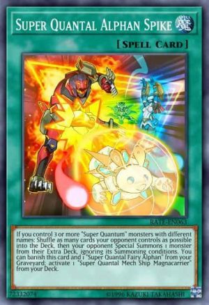 Super Quantal Alphan Spike - (Raging Tempest) - (RATE-EN063) - (Common)