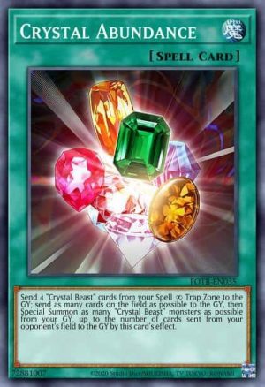 Crystal Abundance - (Structure Legend of the Crystal Beasts) - (SDCB-EN022) - (Common)