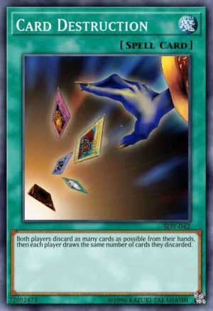 Card Destruction - (LC 3 Yugi's World Mega Pack) - (LCYW-EN060) - (Secret Rare)