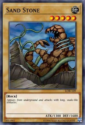 Sand Stone - (Legend of Blue Eyes White Dragon) - (LOB-EN109) - (Common)