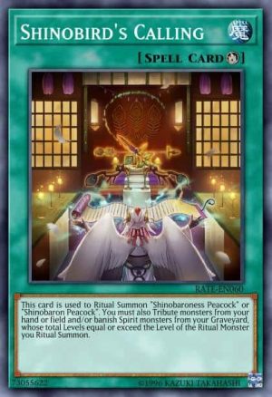 Shinobird's Calling - (Raging Tempest) - (RATE-EN060) - (Common)