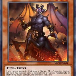 Calcab, Malebranche of the Burning Abyss - (Premium Gold Infinite Gold) - (PGL3-EN048) - (Gold Rare)