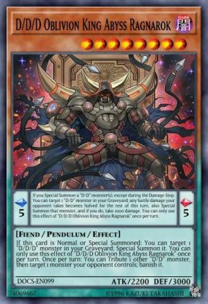 D/D/D Oblivion King Abyss Ragnarok - (Dimension of Chaos) - (DOCS-EN099) - (Rare)