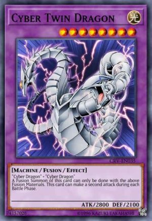 Cyber Twin Dragon - (Legendary Duelists White Dragon Abyss) - (LED3-EN018) - (Common)