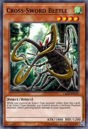Cross-Sword Beetle - (Battle Pack 3 Monster League) - (BP03-EN053) - (Rare)