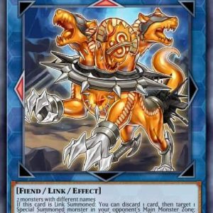 Knightmare Cerberus - (2019 Gold Sarcophagus Tin Mega Pack) - (MP19-EN026) - (Ultra Rare)