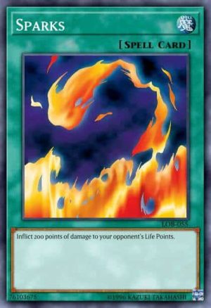 Sparks - (Legend of Blue Eyes White Dragon) - (LOB-EN055) - (Common)