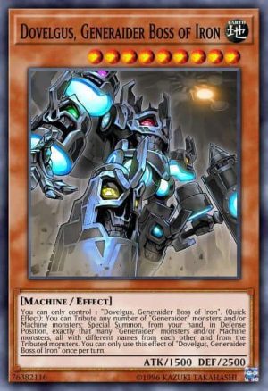 Dovelgus, Generaider Boss of Iron - (Mystic Fighters) - (MYFI-EN029) - (Secret Rare)