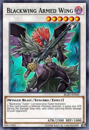 Blackwing Armed Wing - (Premium Gold) - (PGLD-EN078) - (Gold Rare)