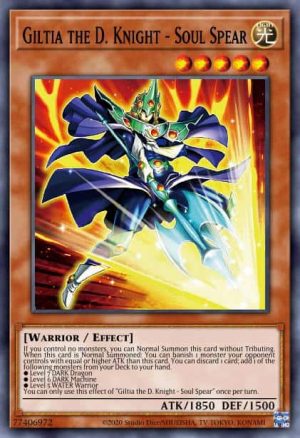 Giltia the D. Knight - Soul Spear - (Legendary Duelists Season 3) - (LDS3-EN137) - (Secret Rare)