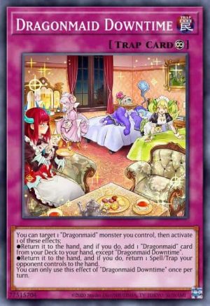 Dragonmaid Downtime - (Mystic Fighters) - (MYFI-EN026) - (Super Rare)