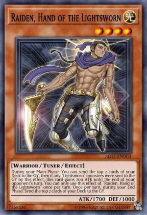 Raiden, Hand of the Lightsworn - (Realm of Light Structure) - (SDLI-EN003) - (Super Rare)