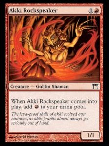 Akki Rockspeaker - Champions of Kamigawa-(154)