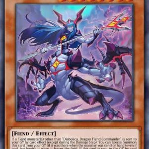 Diabolica the Draconique General - (Duelist Nexus) - (DUNE-EN096) - (Common)