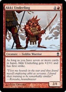 Akki Underling - Saviors of Kamigawa-(093)