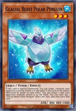 Glacial Beast Polar Penguin - (Battles of Legend Armageddon) - (BLAR-EN032) - (Secret Rare)