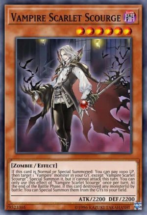 Vampire Scarlet Scourge - (Dark Saviors) - (DASA-EN005) - (Secret Rare)