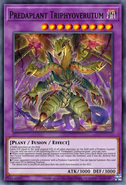 Predaplant Triphyoverutum - (Legendary Duelists Season 3) - (LDS3-EN076) - (Secret Rare)