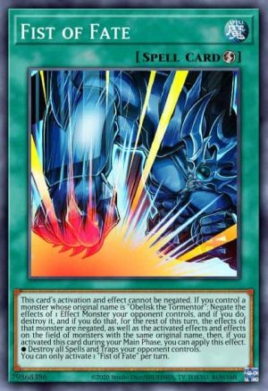 Fist of Fate - (Egyptian God Deck Obelisk the Tormentor) - (EGO1-EN003) - (Ultra Rare)