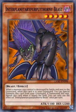 Interplanetarypurplythorny Beast - (Legacy of the Valiant) - (LVAL-EN098) - (Common)
