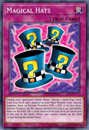 Magical Hats - (Platinum Secret Rare)- (Quarter Century Bonanza) - (RA03-EN107)