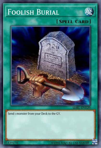 Foolish Burial - (Alt art) - (Noble Knights of the Round Table) - (NKRT-EN028)